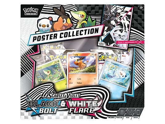 Pokémon TCG: Black Bolt & White Flare Unova Poster Collection