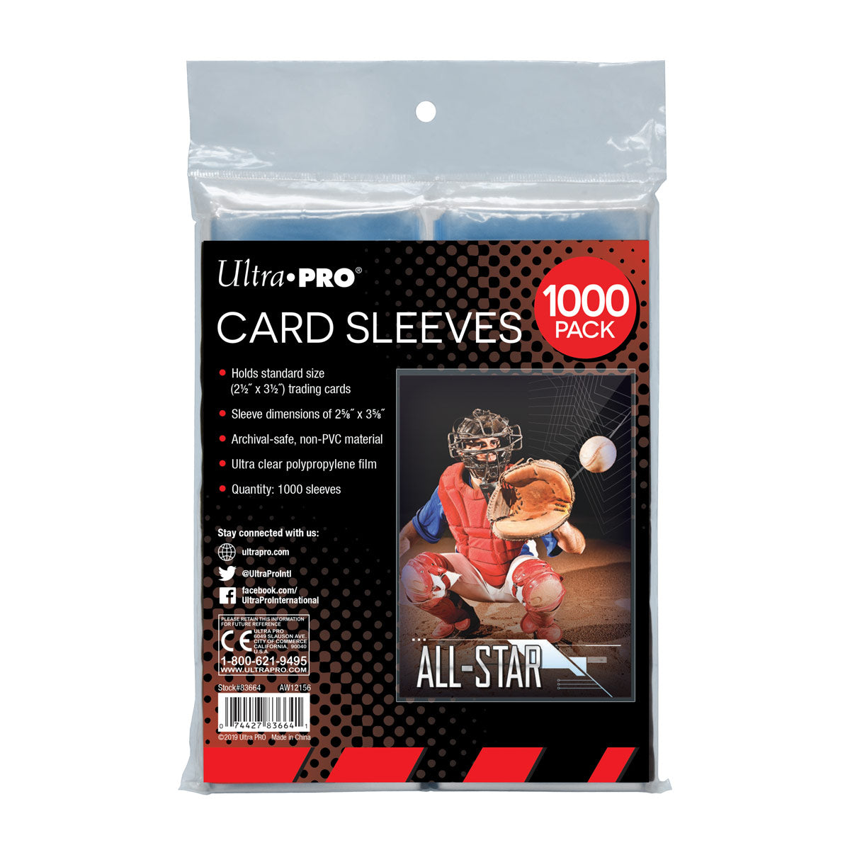 Ultra Pro – Penny Sleeves 1000 stuks