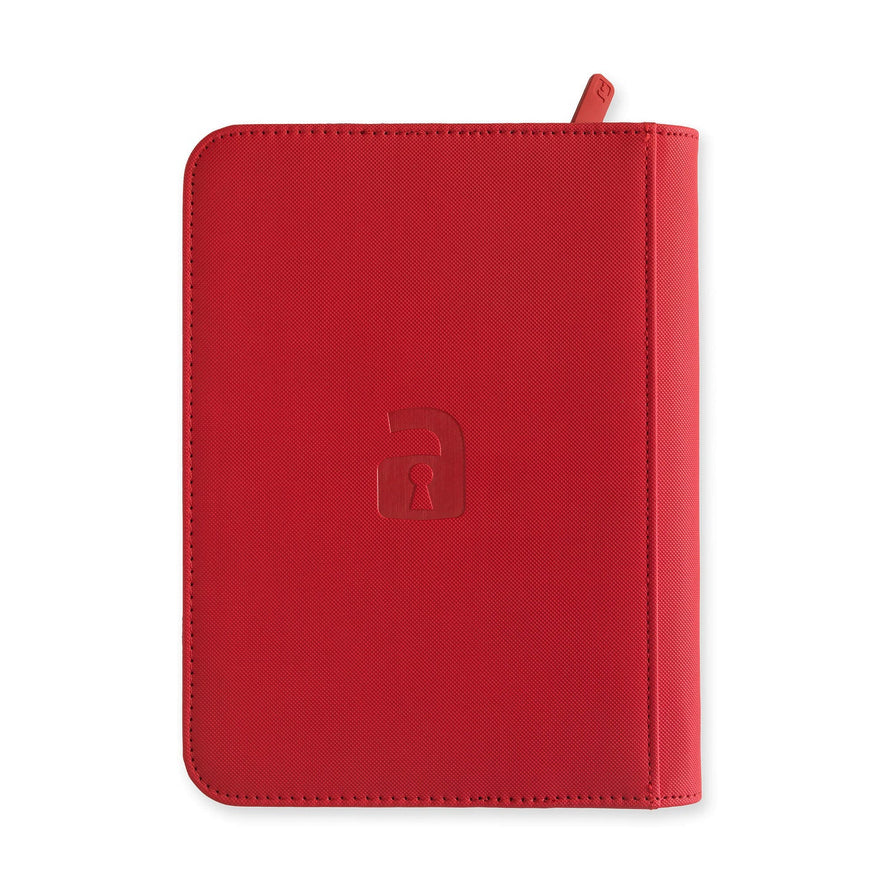 Vault X: 4-Pocket Zip Binder – Exo-Tec® Rood