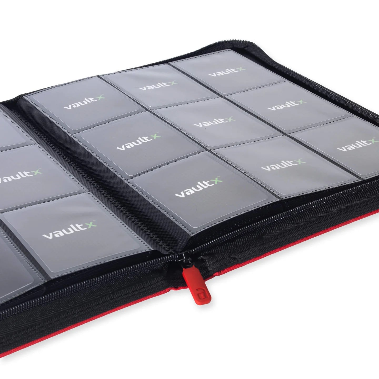 Vault X: 9-Pocket Zip Binder – Exo-Tec® Rood