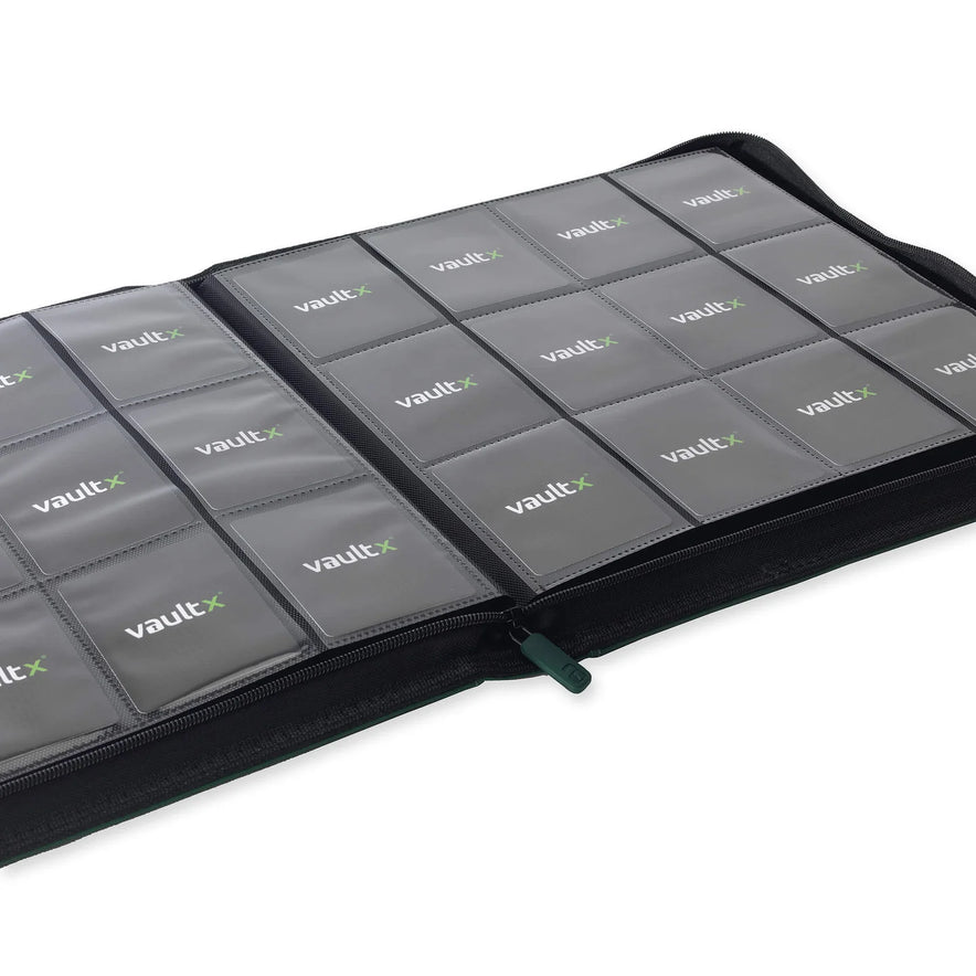 Vault X: 12-Pocket Zip Binder XL – Exo-Tec® Groen