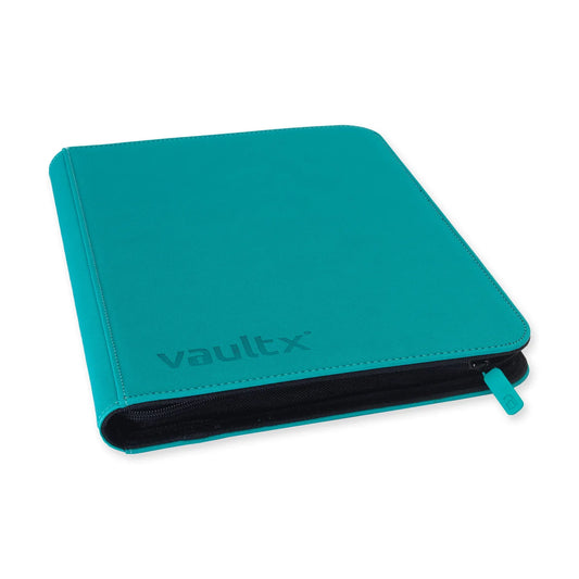 Vault X: 9-Pocket Zip Binder – Exo-Tec® Teal