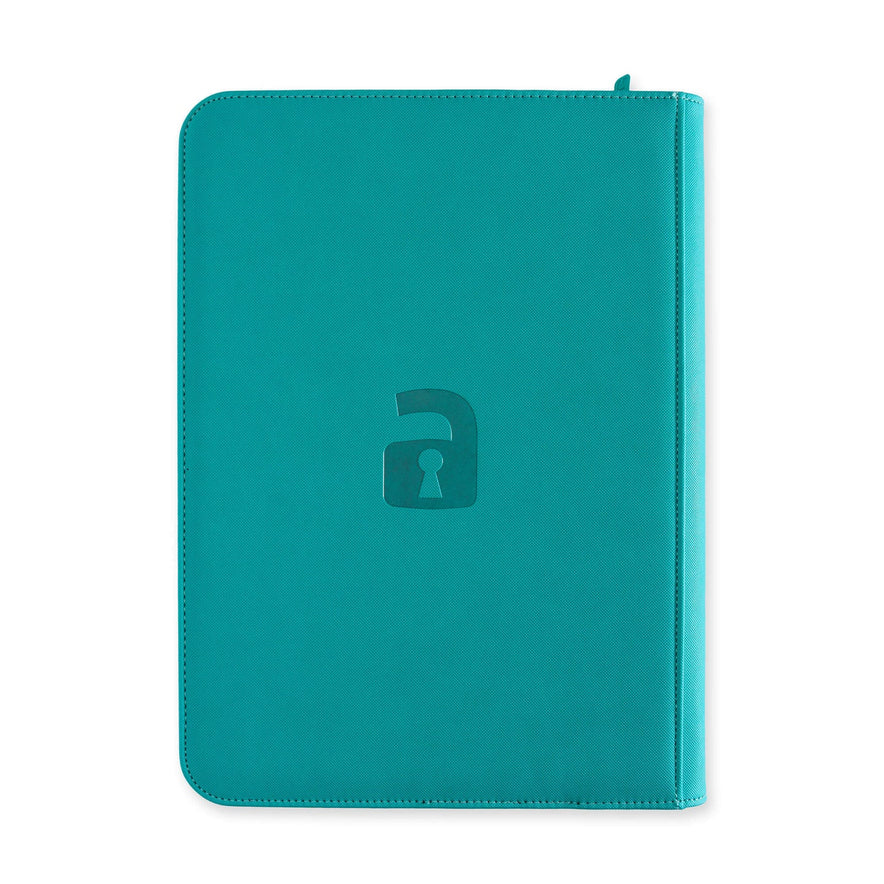 Vault X: 12-Pocket Zip Binder – Exo-Tec® Teal
