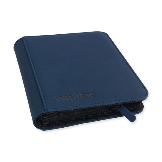 Vault X: 4-Pocket Zip Binder – Exo-Tec® Blauw