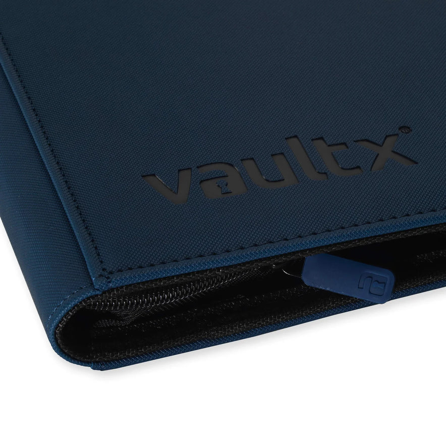 Vault X: 12-Pocket Zip Binder – Exo-Tec® Blauw