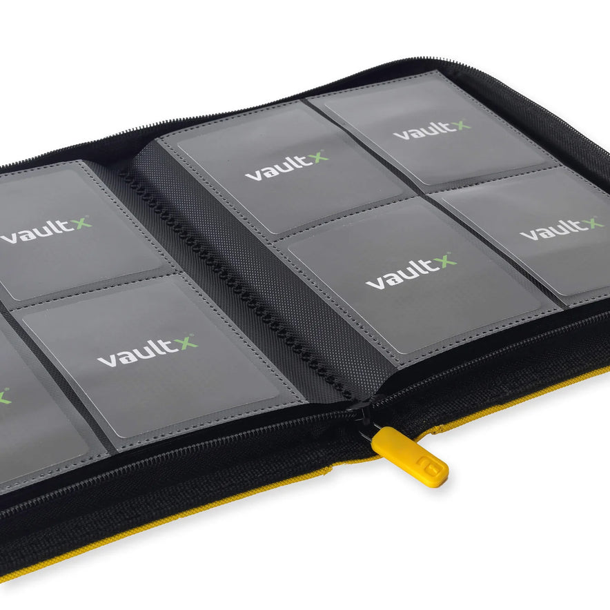 Vault X: 4-Pocket Zip Binder – Exo-Tec® Geel