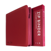 Vault X: 12-Pocket Zip Binder – Exo-Tec® Metallic Rood