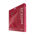 Vault X: 12-Pocket Zip Binder – Exo-Tec® Metallic Rood