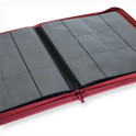 Vault X: 12-Pocket Zip Binder – Exo-Tec® Metallic Rood