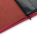 Vault X: 12-Pocket Zip Binder – Exo-Tec® Metallic Rood