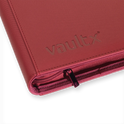 Vault X: 12-Pocket Zip Binder – Exo-Tec® Metallic Rood