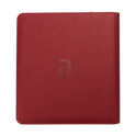 Vault X: 12-Pocket Zip Binder – Exo-Tec® Metallic Rood