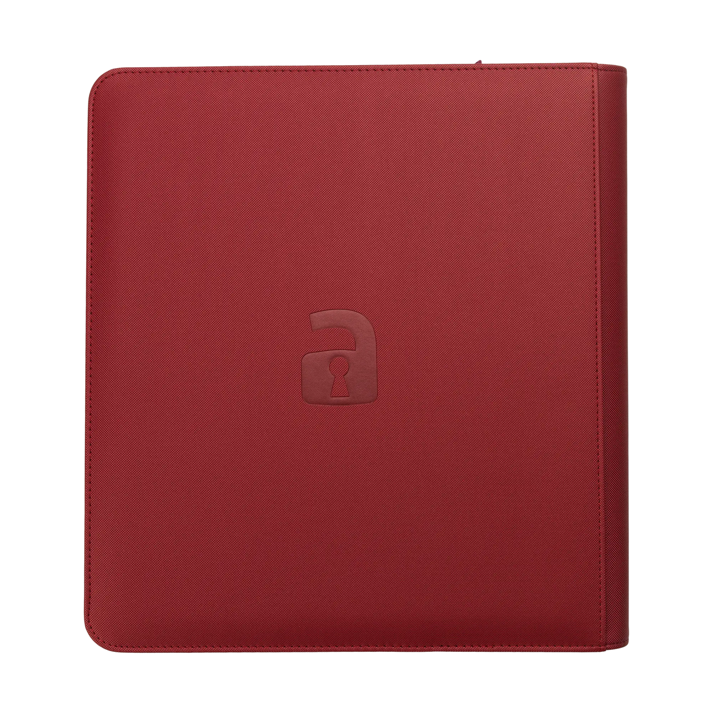 Vault X: 12-Pocket Zip Binder – Exo-Tec® Metallic Rood
