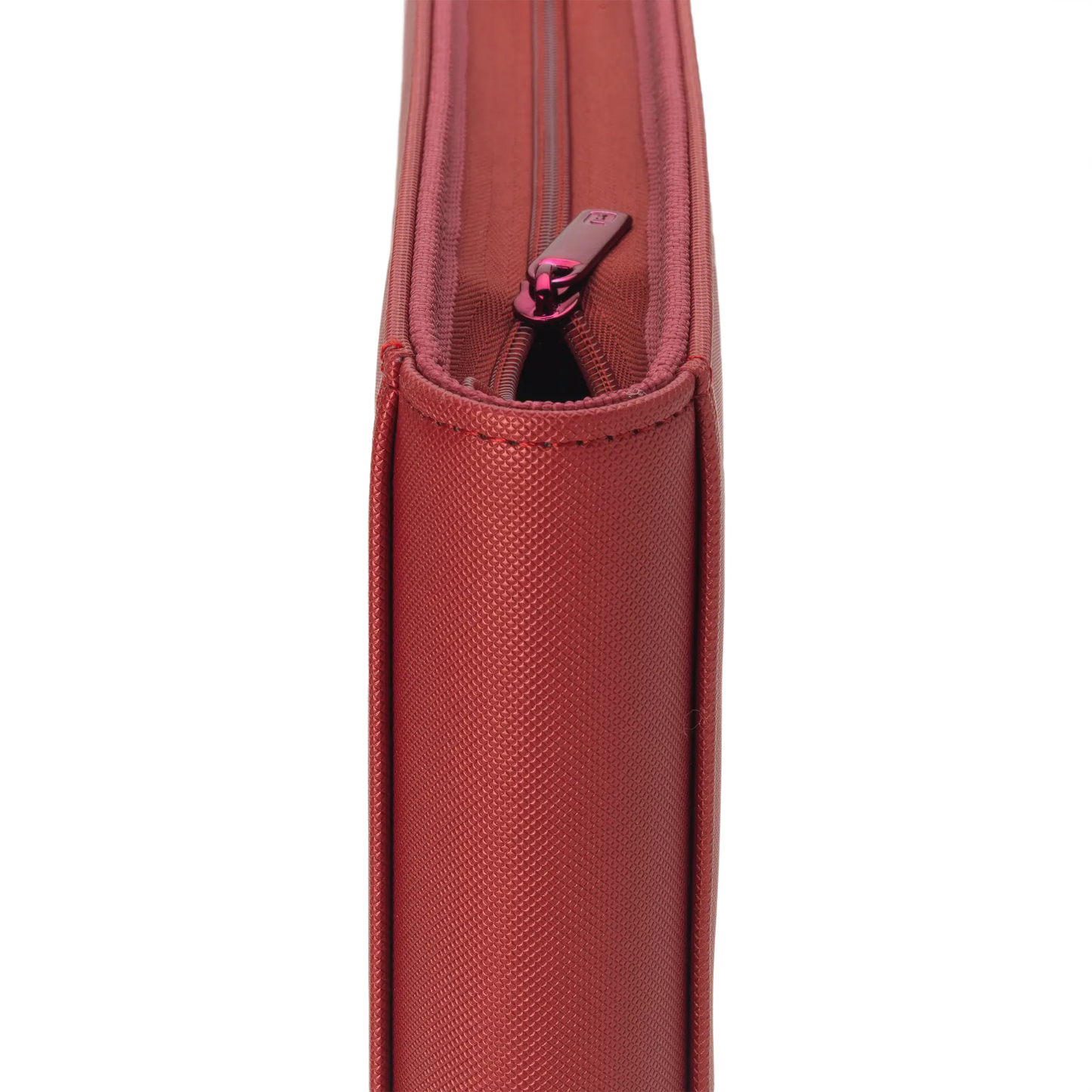 Vault X: 12-Pocket Zip Binder – Exo-Tec® Metallic Rood
