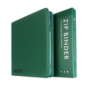 Vault X: 12-Pocket Zip Binder – Exo-Tec® Metallic Groen
