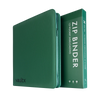 Vault X: 12-Pocket Zip Binder – Exo-Tec® Metallic Groen