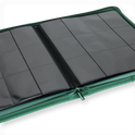 Vault X: 12-Pocket Zip Binder – Exo-Tec® Metallic Groen
