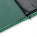 Vault X: 12-Pocket Zip Binder – Exo-Tec® Metallic Groen