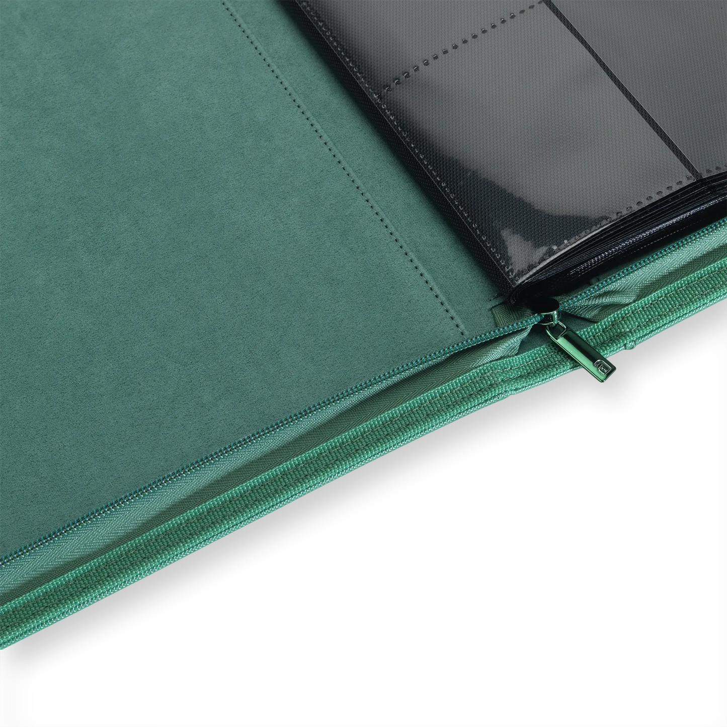 Vault X: 12-Pocket Zip Binder – Exo-Tec® Metallic Groen