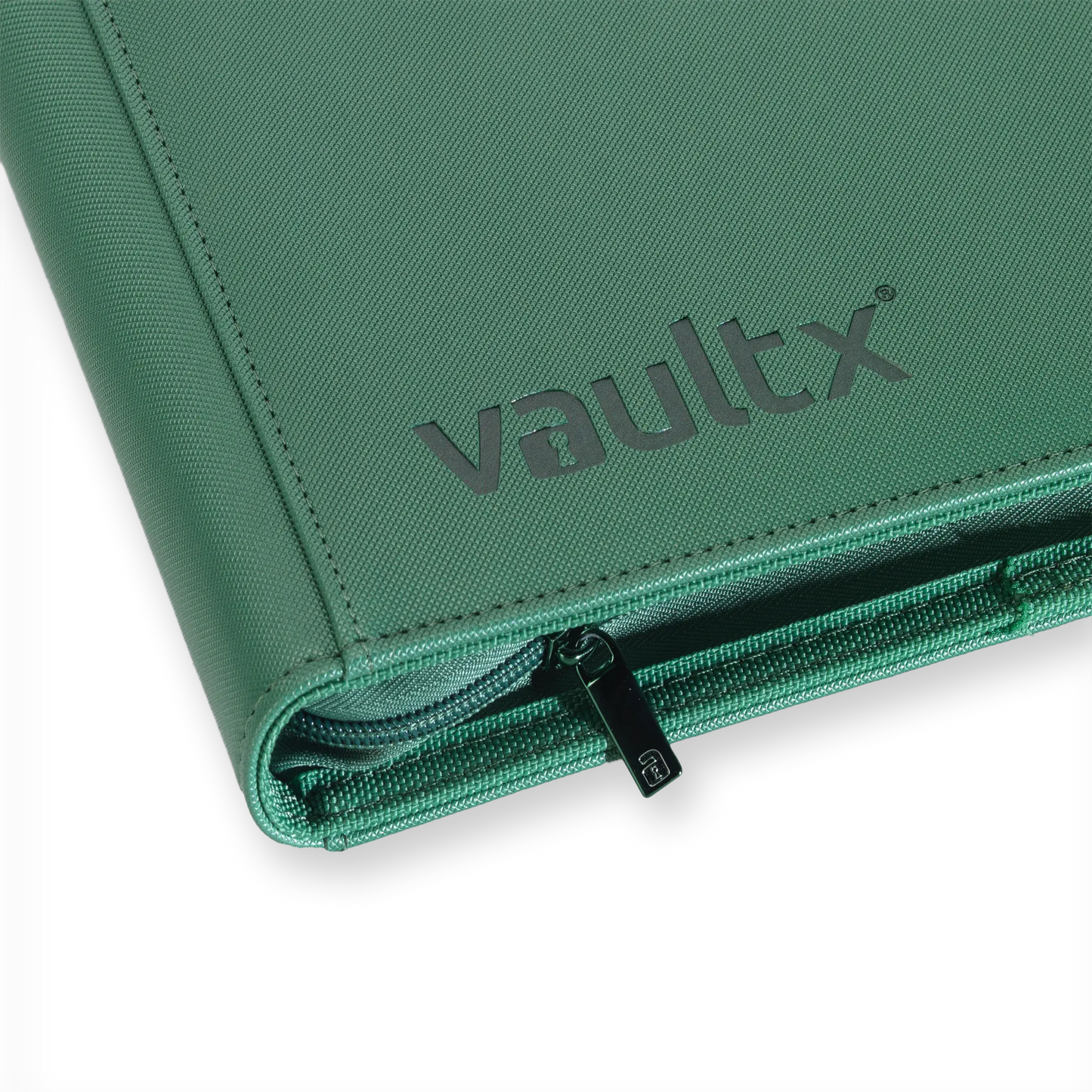 Vault X: 12-Pocket Zip Binder – Exo-Tec® Metallic Groen