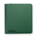 Vault X: 12-Pocket Zip Binder – Exo-Tec® Metallic Groen