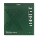 Vault X: 12-Pocket Zip Binder – Exo-Tec® Metallic Groen