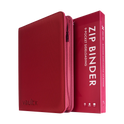 Vault X: 9-Pocket Zip Binder – Exo-Tec® Metallic Rood