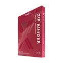 Vault X: 9-Pocket Zip Binder – Exo-Tec® Metallic Rood