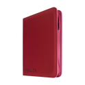 Vault X: 9-Pocket Zip Binder – Exo-Tec® Metallic Rood