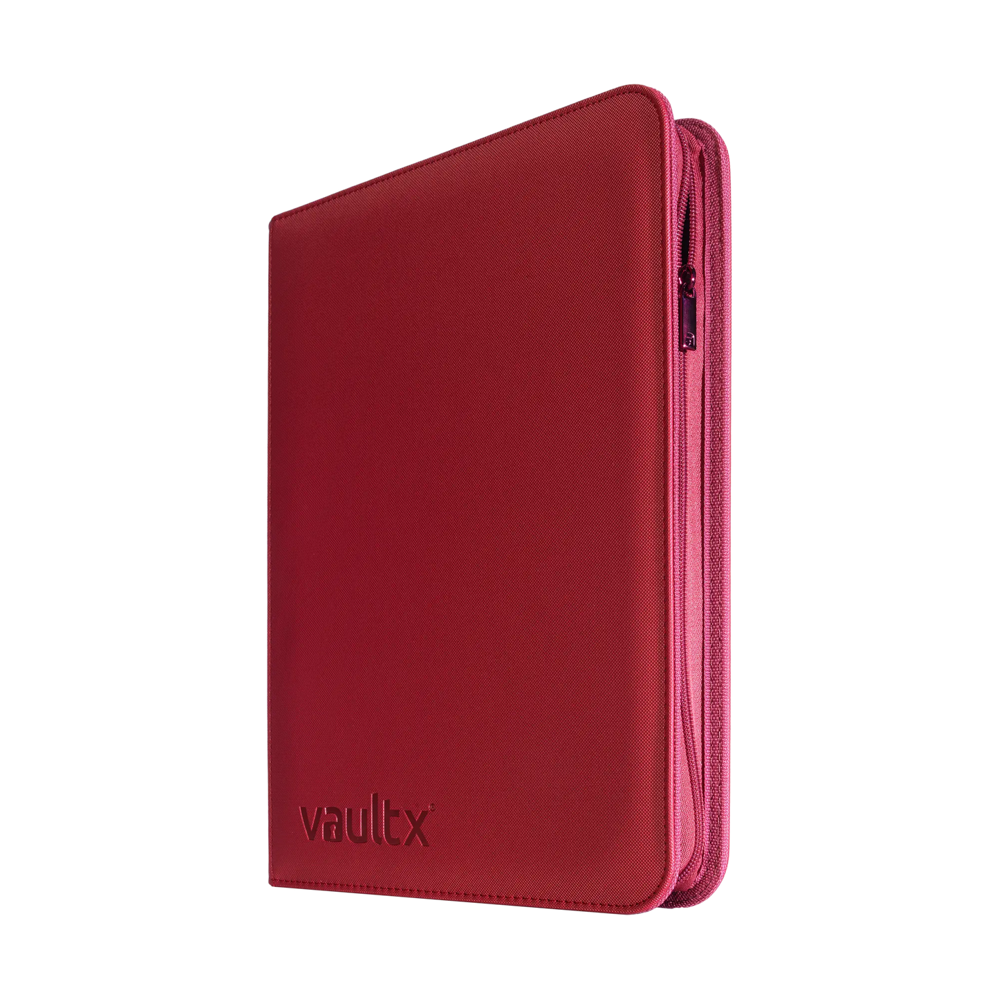 Vault X: 9-Pocket Zip Binder – Exo-Tec® Metallic Rood