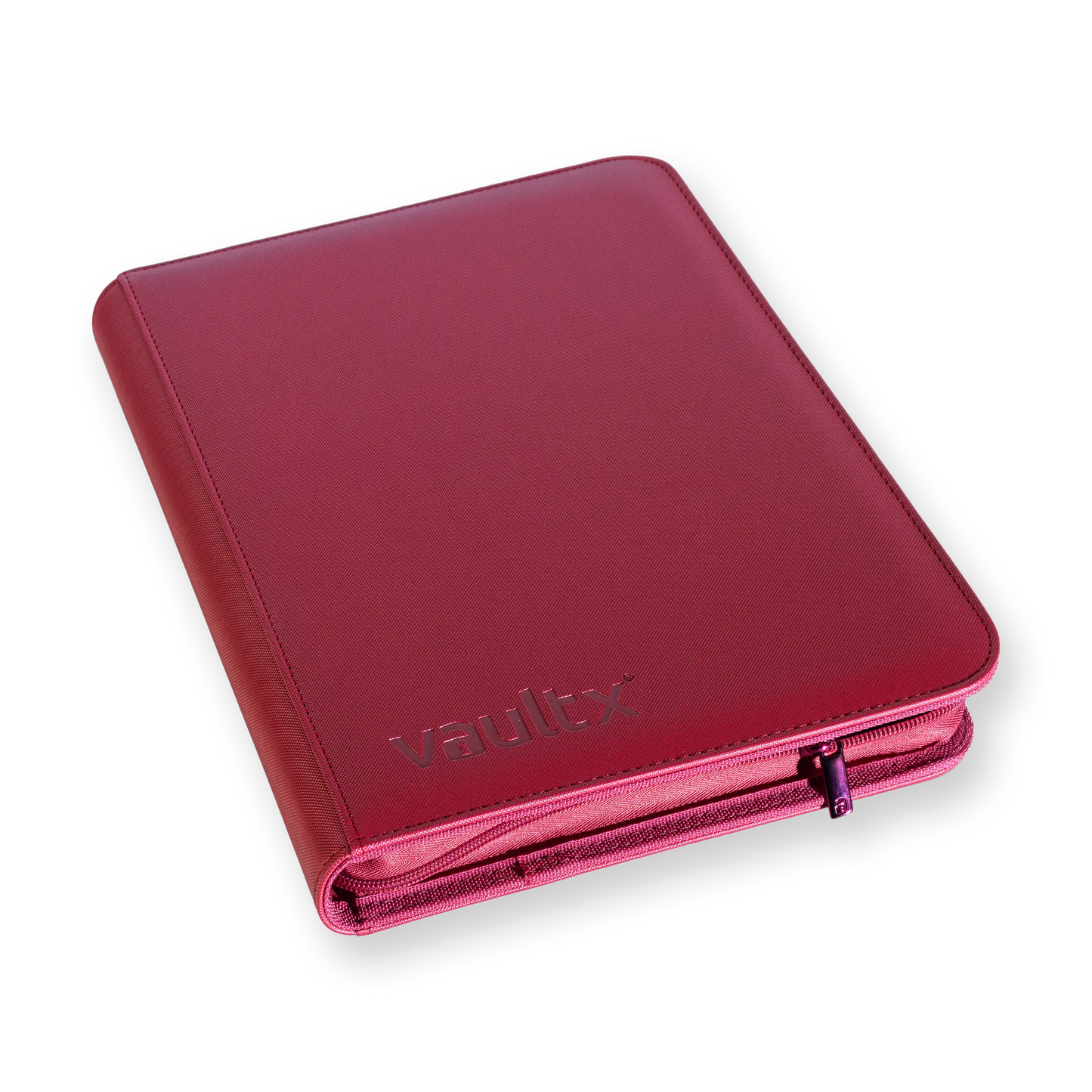 Vault X: 9-Pocket Zip Binder – Exo-Tec® Metallic Rood