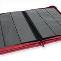 Vault X: 9-Pocket Zip Binder – Exo-Tec® Metallic Rood