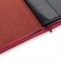 Vault X: 9-Pocket Zip Binder – Exo-Tec® Metallic Rood