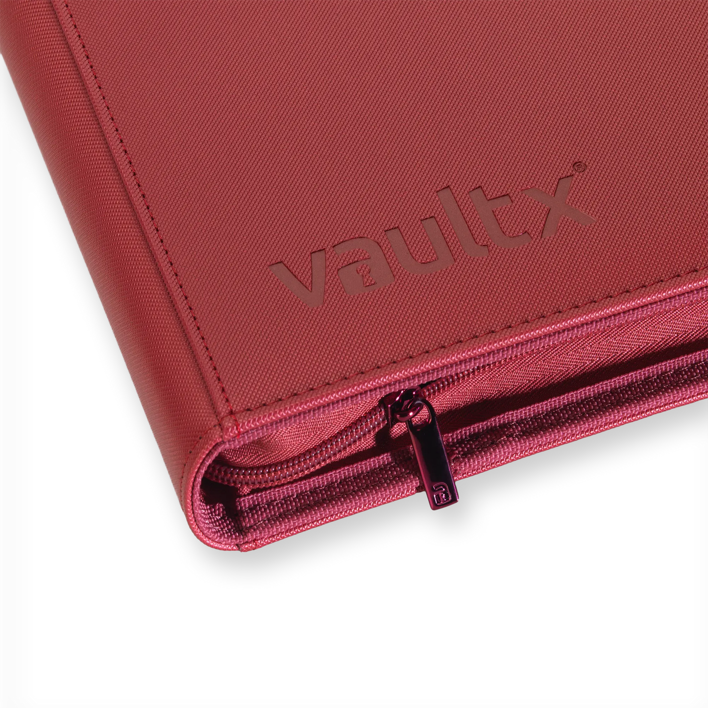 Vault X: 9-Pocket Zip Binder – Exo-Tec® Metallic Rood