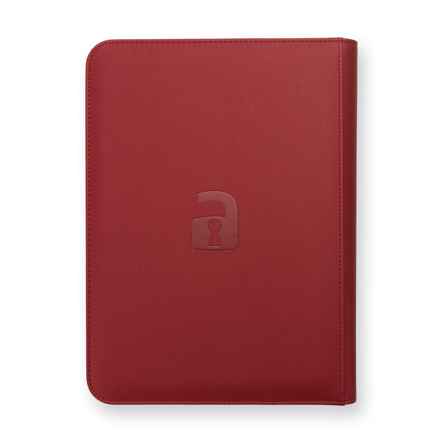 Vault X: 9-Pocket Zip Binder – Exo-Tec® Metallic Rood