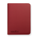 Vault X: 9-Pocket Zip Binder – Exo-Tec® Metallic Rood