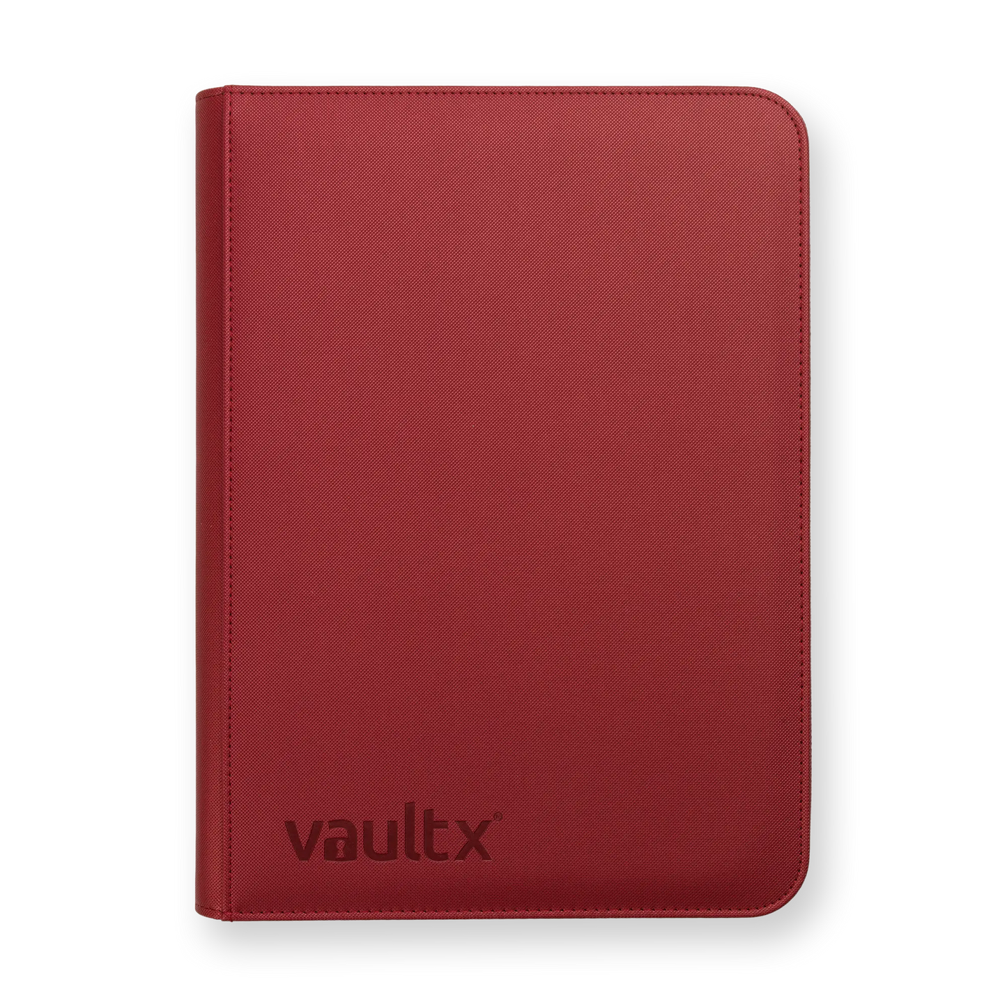 Vault X: 9-Pocket Zip Binder – Exo-Tec® Metallic Rood