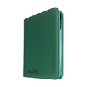 Vault X: 9-Pocket Zip Binder – Exo-Tec® Metallic Groen