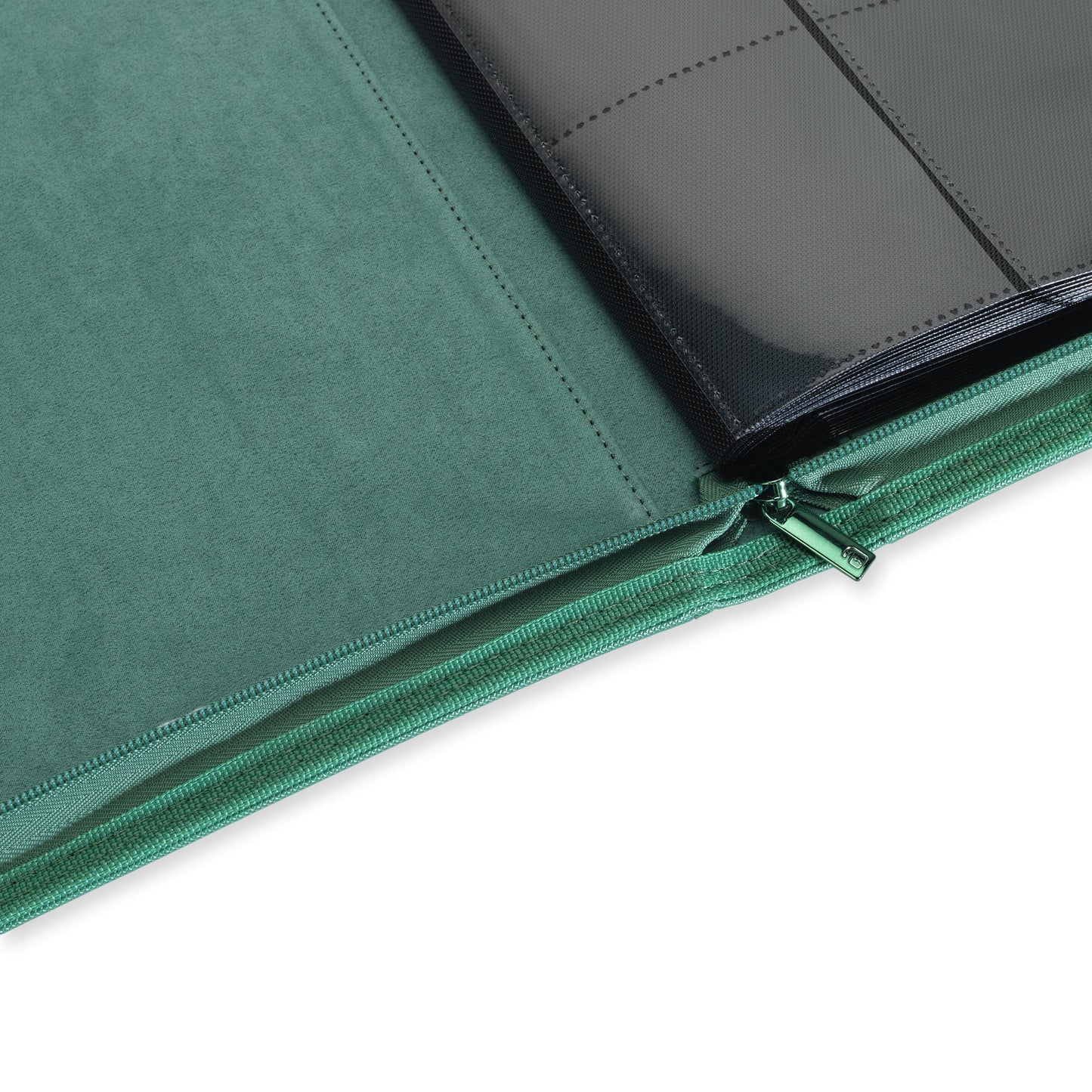 Vault X: 9-Pocket Zip Binder – Exo-Tec® Metallic Groen
