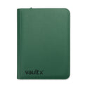 Vault X: 9-Pocket Zip Binder – Exo-Tec® Metallic Groen