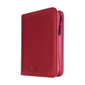 Vault X: 4-Pocket Zip Binder – Exo-Tec® Metallic Rood