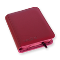 Vault X: 4-Pocket Zip Binder – Exo-Tec® Metallic Rood