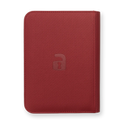 Vault X: 4-Pocket Zip Binder – Exo-Tec® Metallic Rood