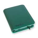 Vault X: 4-Pocket Zip Binder – Exo-Tec® Metallic Groen