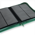 Vault X: 4-Pocket Zip Binder – Exo-Tec® Metallic Groen