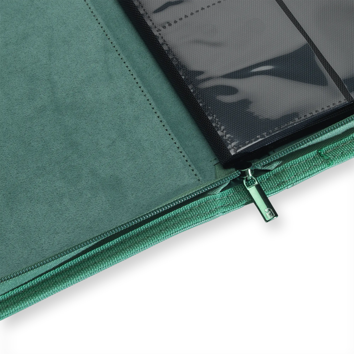 Vault X: 4-Pocket Zip Binder – Exo-Tec® Metallic Groen