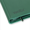 Vault X: 4-Pocket Zip Binder – Exo-Tec® Metallic Groen