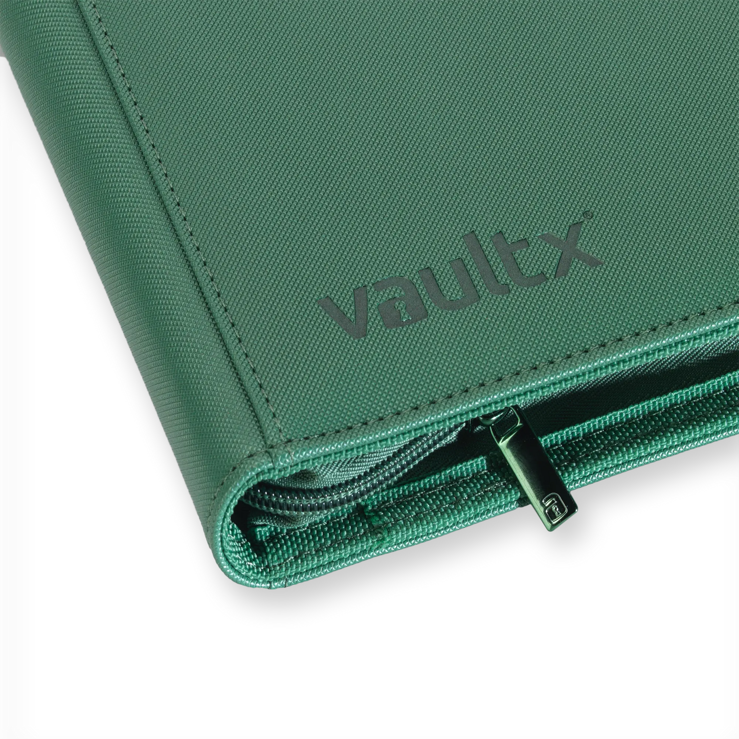 Vault X: 4-Pocket Zip Binder – Exo-Tec® Metallic Groen