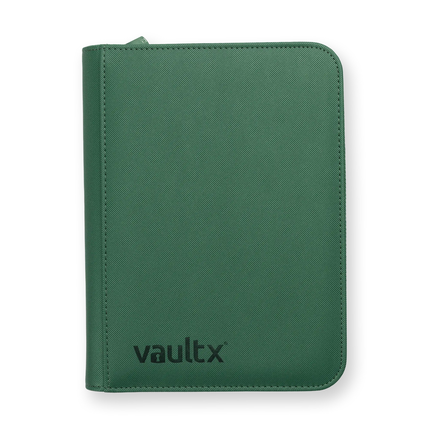 Vault X: 4-Pocket Zip Binder – Exo-Tec® Metallic Groen