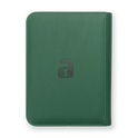 Vault X: 4-Pocket Zip Binder – Exo-Tec® Metallic Groen